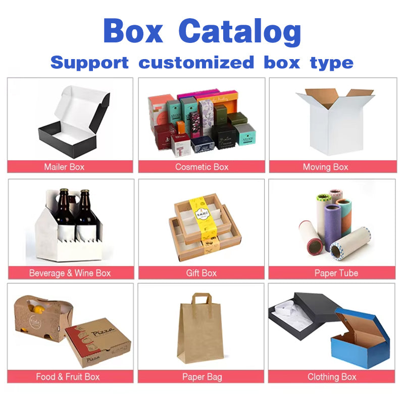 Factory Direct Custom Logo Paper Packaging Box Multi-Style Recyclable Custom Print Gift & Shipping Carton