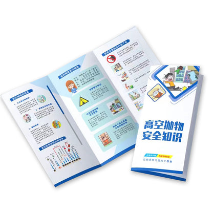 Hot Selling Custom Size Folded Booklet Printing Full Color CMYK Bi/Tri/Gate Fold Brochure Custom Logo Advertising Pamphlet Instruction Manual Printing Service