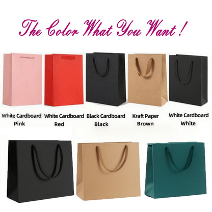 Custom Logo Luxury Bolsa De Papel Eco Recyclable Satin Handle For Cosmetic Clothing Jewelry Gift Pack