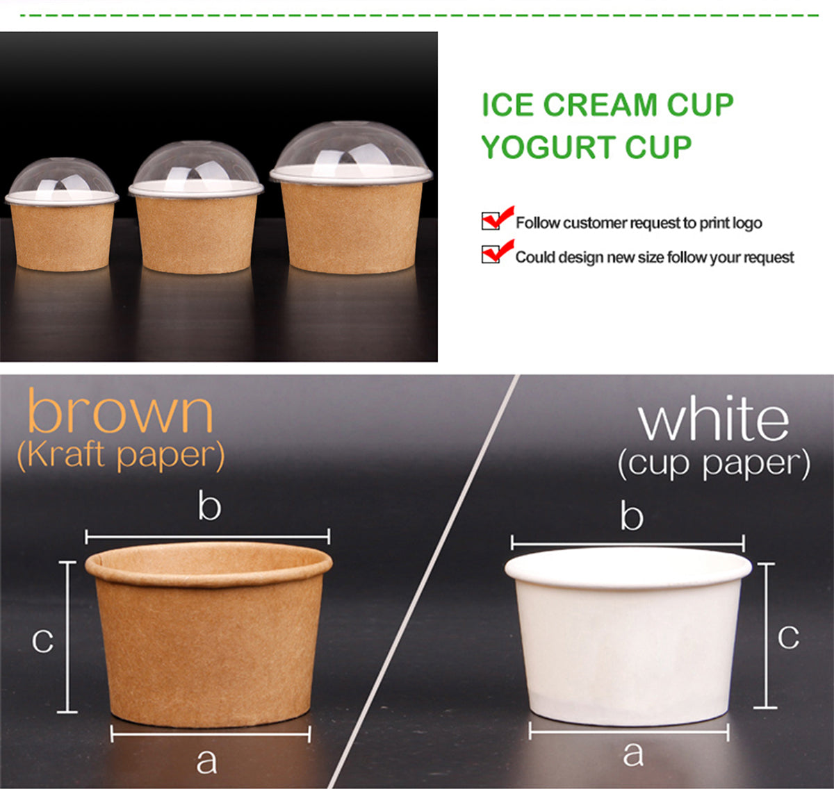 JAHOO PACK 16oz Custom Logo Printing Paper Coffee Cups Food Grade Single/Double Wall Disposable PLA Compostable Hot Drink Takeaway Cup With Lids OEM Wholesale