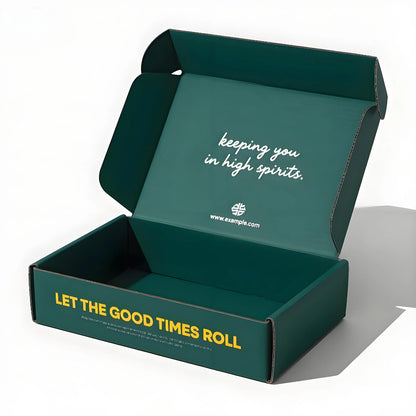 High Quality Sage Green Gift Box with Matte Lamination and Spot UV Finish Green Box Green Packaging for Eco-Friendly Shipping