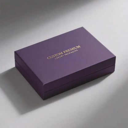 Luxury Magnetic Closure Boxes Magnetic Gift Box Packaging for Present Custom Magnetic Box Packaging Luxury Purple Gift Box