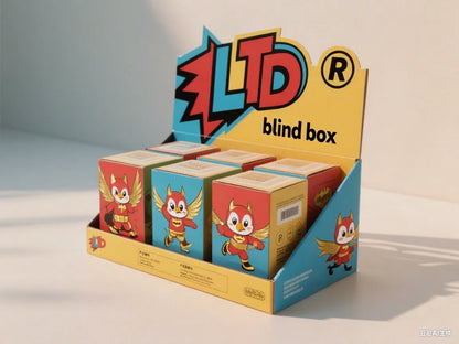 Custom Printed Cardboard Counter Top Display Boxes Shelf Ready Box Packaging Pop up PDQ Display Box for Retail Store
