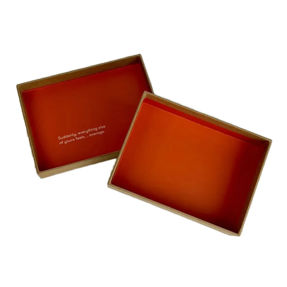 Craft Cardboard Gift Boxes with Kraft Paper Liner Wallet Packaging Custom Design Shipping Packaging Box Wholesale