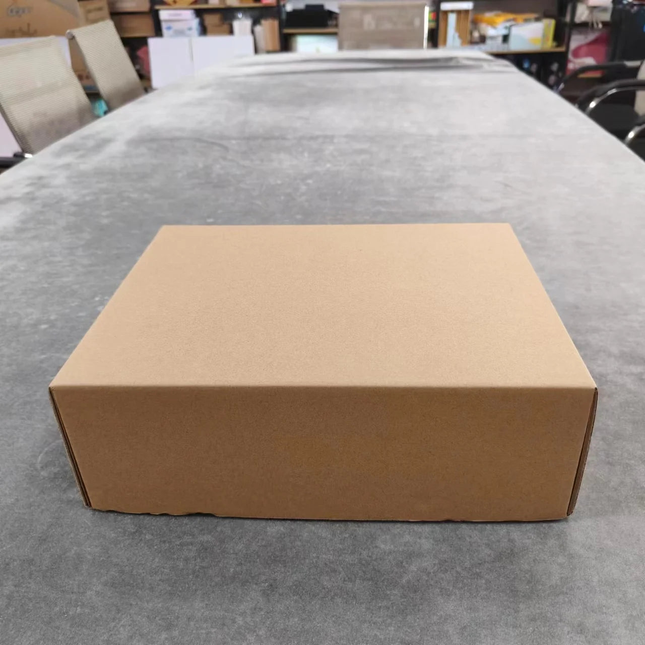 Package Design Kraft Box Custom Private Label Sustainable Corrugated Cardboard Paper Kraft Shipping Women Packaging Shoe Box FSC