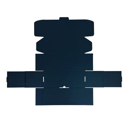 Custom Printed Recycled Corrugated Box Subscription Shipping Mailer Box Packaging Black Inside Outside Recyclable Rectangle OEM