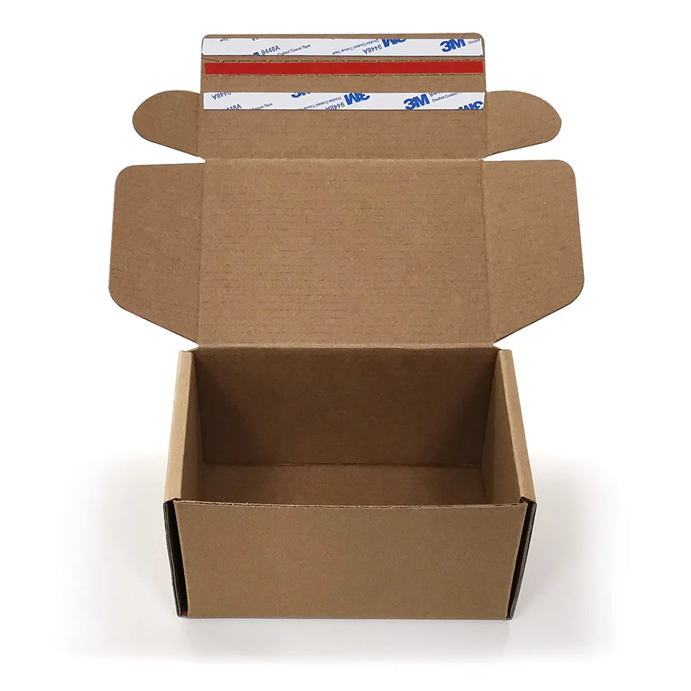 Custom Eco Friendly Kraft box Cardboard Corrugated Paper Packaging Mailer Mailing Gift Shoe Shipping Boxes Wholesale FSC