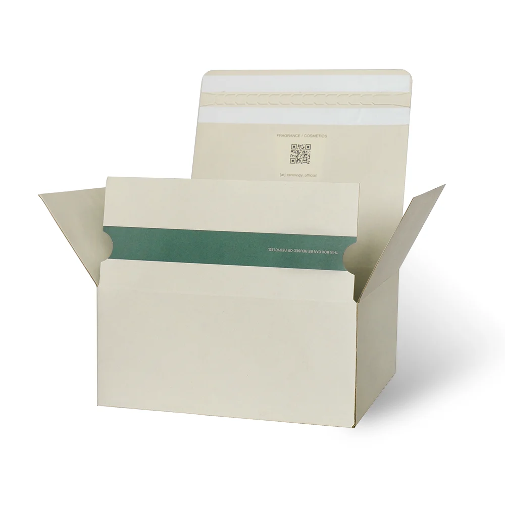 Extra Large Size Custom Logo Personalized Auto Lock Bottom Tear Off Packing Paper Mailing Shipping Delivery Boxes for Packaging