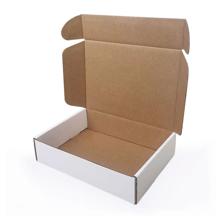 Custom Cardboard Kraft Paper Shipping Carton Mailer Box with Logo Wholesale Plain Printed Packaging Corrugated Boxes for Packing