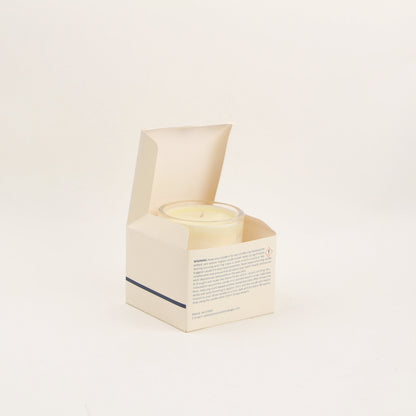 Custom Package Design Auto Lock Box White Cardboard Scented Candle Packaging for Retail Gift FSC BSCI Certified Tuck Top Box