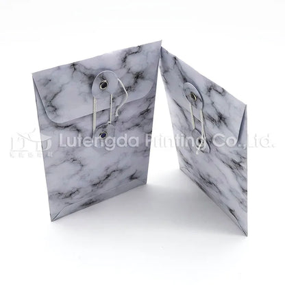 High Quality Ordinary Paper Envelope with Button and String Tie