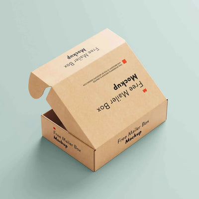 Biodegradable Customised Logo Printed Corrugated Mailer Shipping Cardboard Packaging Boxes