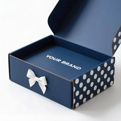 Customize Dark Blue Mailer Gift and Transport Box Dark Blue Customize Transport Gift and Mailer Box