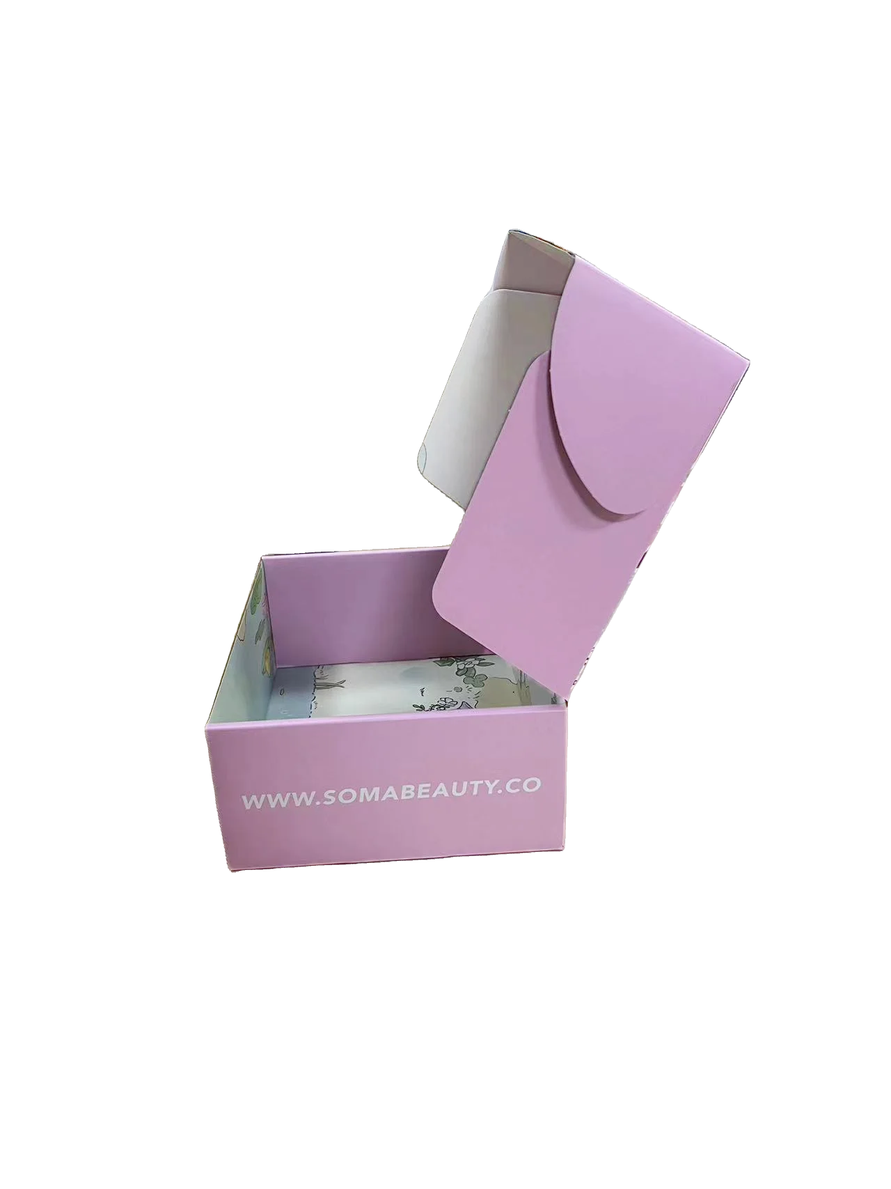 Luxury Pink Cardboard Kraft Corrug Shipping Cosmetic Packaging Mailer Gift Boxes Custom logo Manufacture