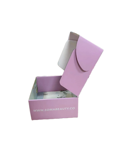 Luxury Pink Cardboard Kraft Corrug Shipping Cosmetic Packaging Mailer Gift Boxes Custom logo Manufacture