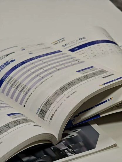 Fancy Paper Coer Brochure Custom Four-Color Printing Offset Printing Duplex Paper Perfect Bound for Manual Insturction Catalogue