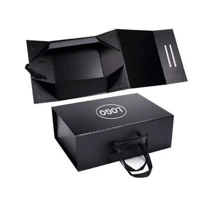 Luxury Recycled Collapsible White Rigid Magnetic Gift Box Matte With Magnetic Closure Lid with Insert for Wine Bottle