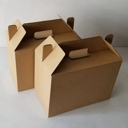 Portable Carton with Three Layers Special Hard Logistics Express Portable Corrugated Paper Box