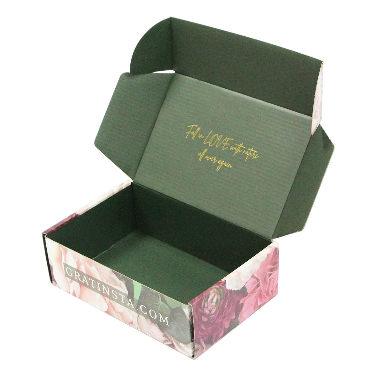 Luxury Skincare Clothes Flower Mailing Gift Packaging Cardboard Corrugated Shipping Subscription Mailer Boxes Custom Design