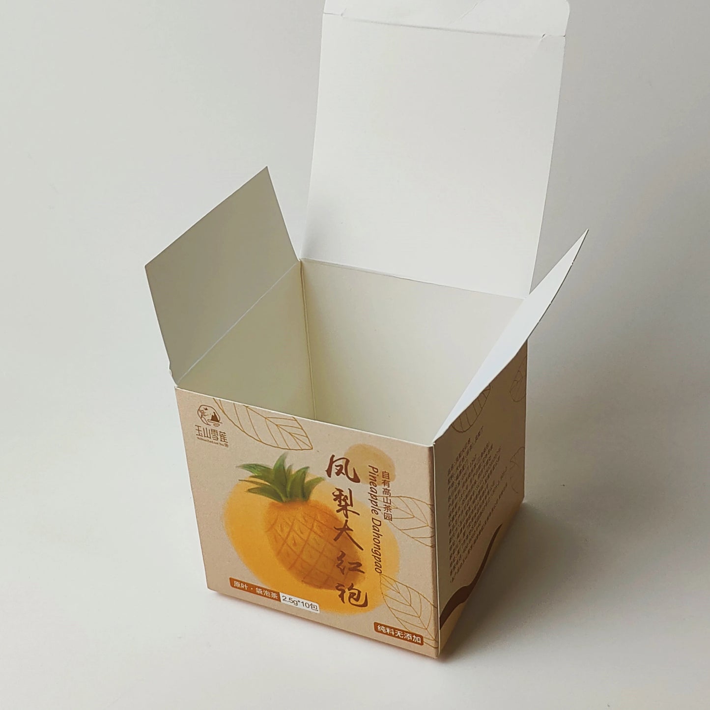 Wholesale Personalized Paperboard Luxury Fruit Tea Packaging Box Custom Logo Small Tea Bag Gift Packing Cardboard Paper Tea Box