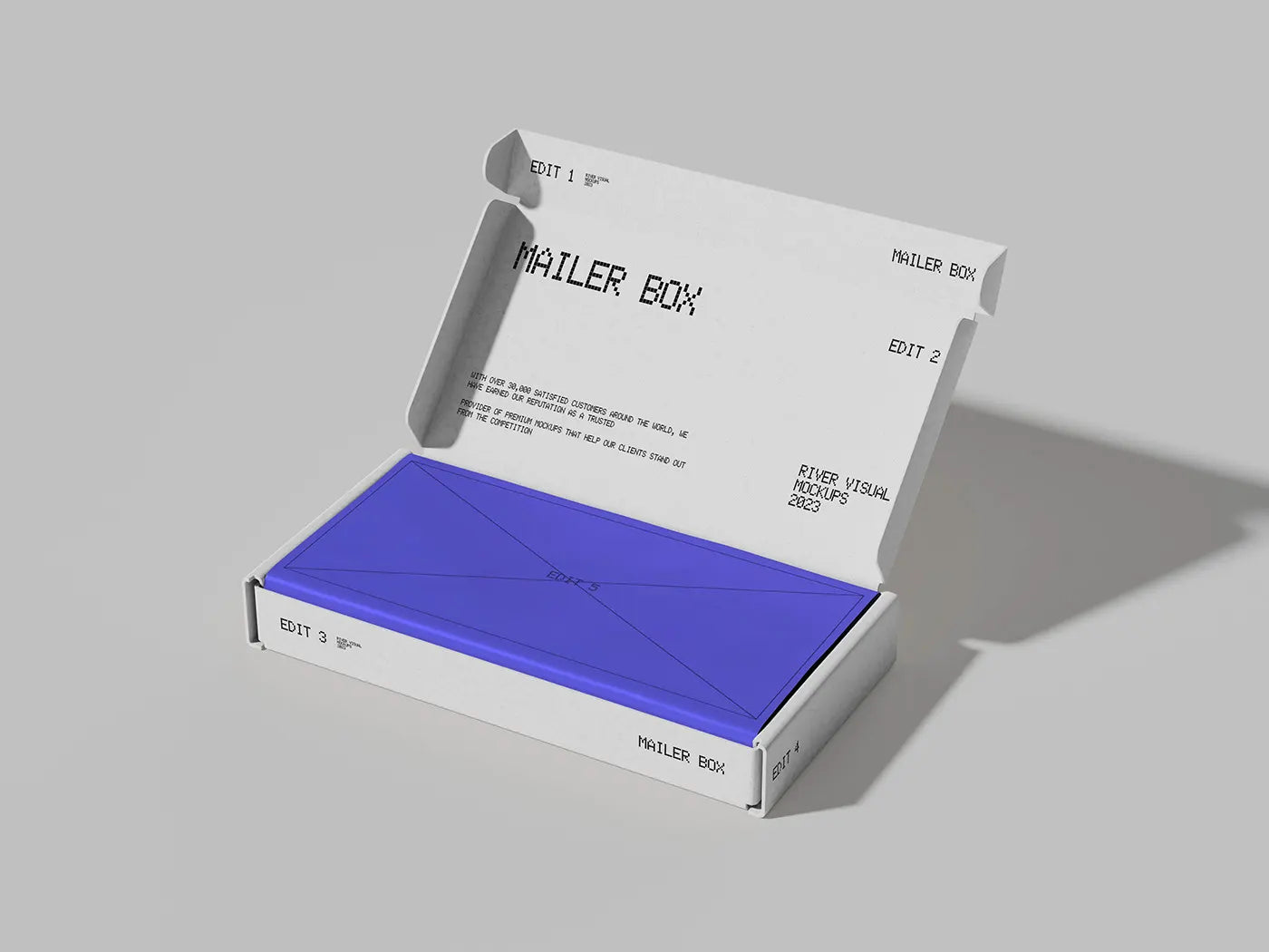 Manufacture Low Moq Biodegradable Paper Box Packaging Custom Recycled Shipping Box White Corrugated Mailer Box Glossy Lamination