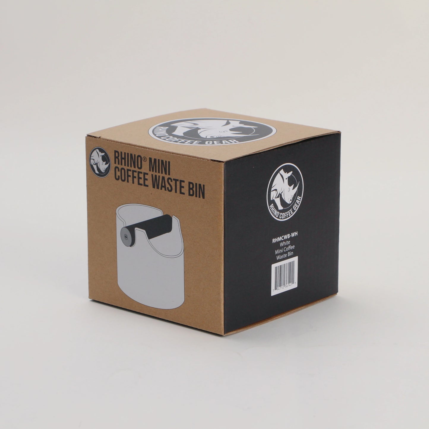 Kraft Box Packaging for Mini Coffee Waste Bin Durable Corrugated Structure Packaging Eco Friendly Recyclable Cardboard Box