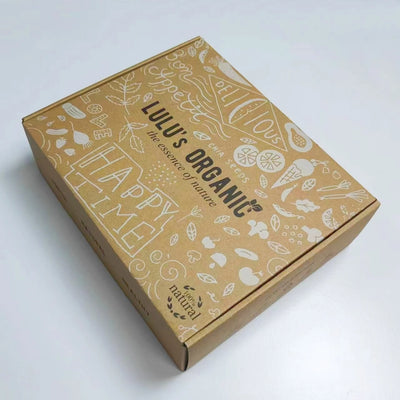 OEM Custom Logo Printed Paper Box Eco-friendly Kraft Corrugated Box Clothes Packaging Shipping Malier Paper Box
