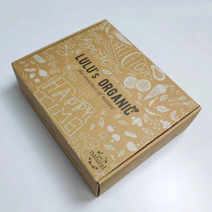 OEM Custom Logo Printed Paper Box Eco-friendly Kraft Corrugated Box Clothes Packaging Shipping Malier Paper Box