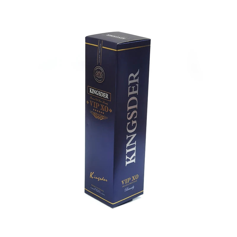 Custom Logo Printed Lightweight Foldable Paper Box Gold Foil Packaging 1 Whisky Bottle Wine Shipping Cheap Elegant Folders