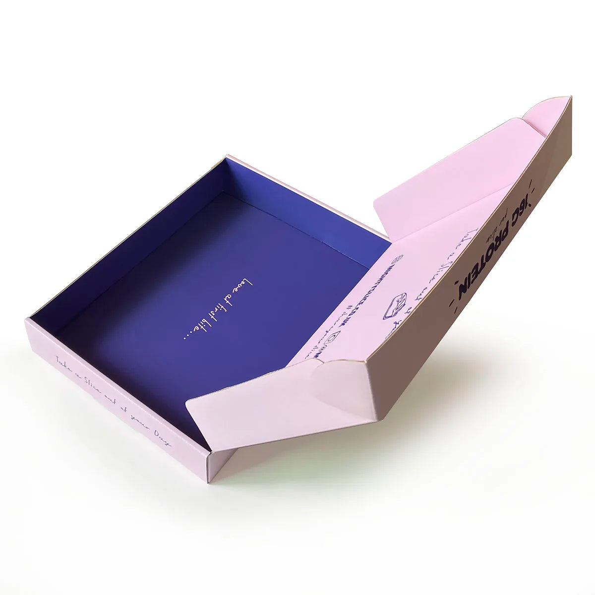 Custom Colored Boxes Logo Packaging Cardboard Printed Eco Clothing Mailer Box Double Sided Printed Box for Food Cake Bakery