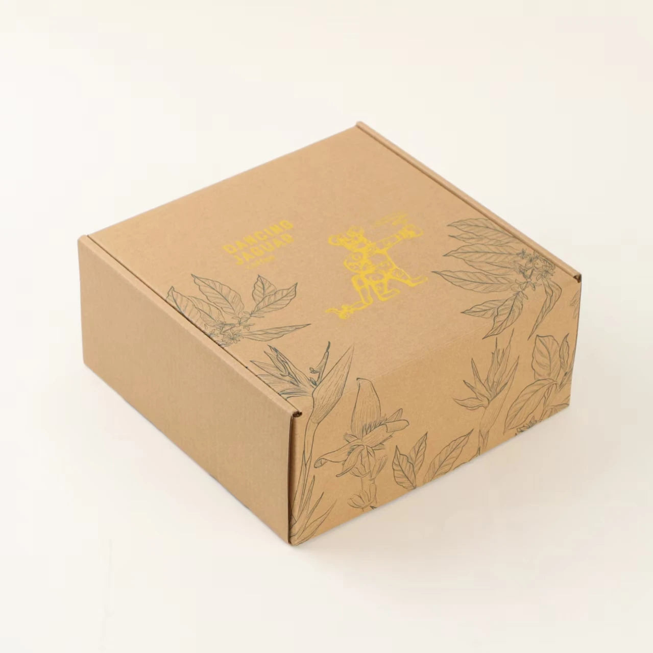 Kraft Box Packaging Custom Box Design Printed Kraft Shipping Box Gold Foil Stamping Custom Package FSC BSCI Certified