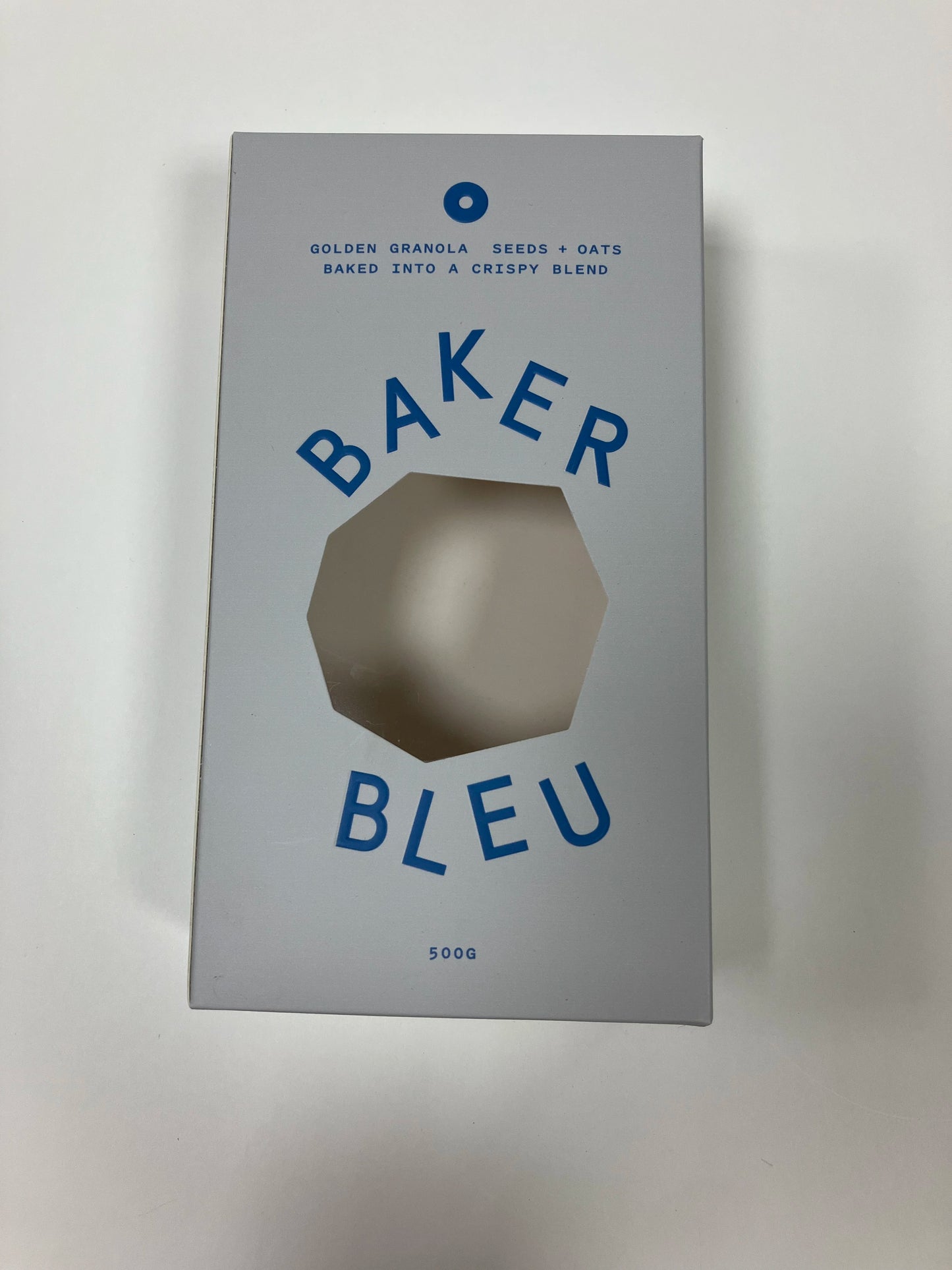White Card Auto-Lock Bottom Box with Yellow Blue Patterns Matte Lamination Recycled Materials Biodegradable Customizable Sizes
