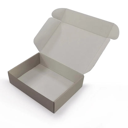 Luxury Custom Cardboard Gift Mailing Mailer Shipping Box Beige Corrugated Paper Packing Cardboard Box