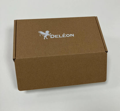 White Card Auto-Lock Bottom Box with Yellow Blue Patterns Matte Lamination Recycled Materials Biodegradable Customizable Sizes