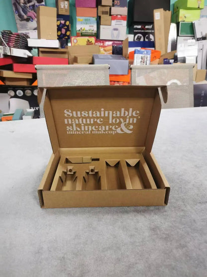 Factory Mailing Kraft Corrugated Professional Cardboard Paper Box Shipping Boxes Packaging Clothing Custom logo Made in China