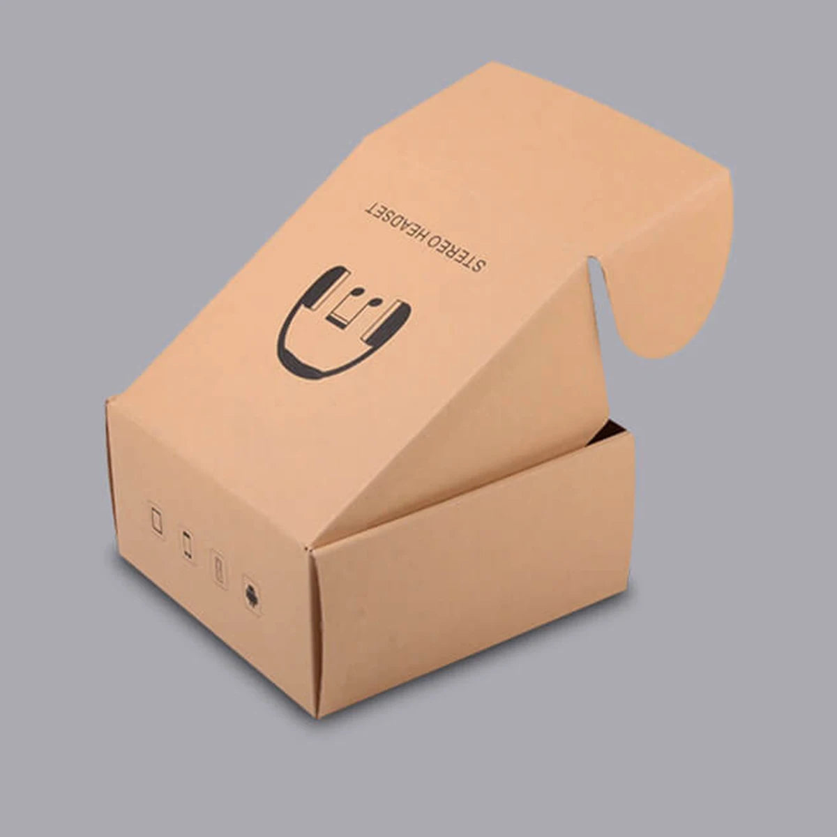 Wholesale Customized Single Wall B-flute 3 Layer Cardboard Corrugated Shipping Mailing Postal Carton Box