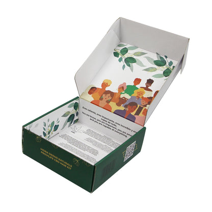 Wholesale Custom Green Cardboard Eco Friendly Corrugated Paper Packaging Mailer Gift Clothes Shipping Boxes Mailing With Logo