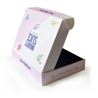 Custom Colored Boxes Logo Packaging Cardboard Printed Eco Clothing Mailer Box Double Sided Printed Box for Food Cake Bakery