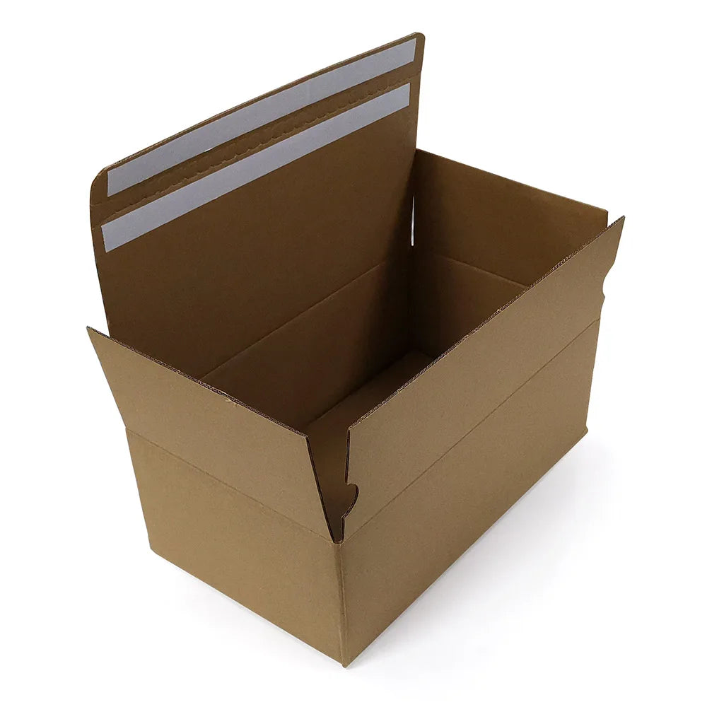 High Quality Oem Large Customized Recycled Natural Kraft Shipping Mailer Subscription Box with Adhesive Strip to Tear off