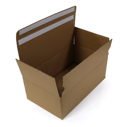 High Quality Oem Large Customized Recycled Natural Kraft Shipping Mailer Subscription Box with Adhesive Strip to Tear off