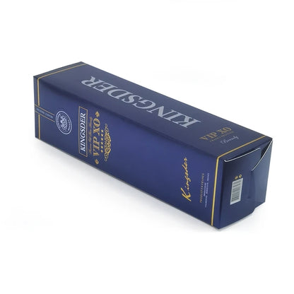 Custom Logo Printed Lightweight Foldable Paper Box Gold Foil Packaging 1 Whisky Bottle Wine Shipping Cheap Elegant Folders