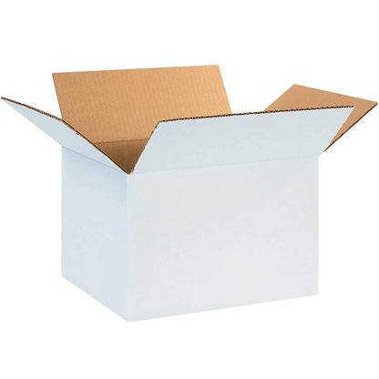 Recycled Custom logo Printed Branded Parcel Package Carton White Delivery Boxes for Packaging