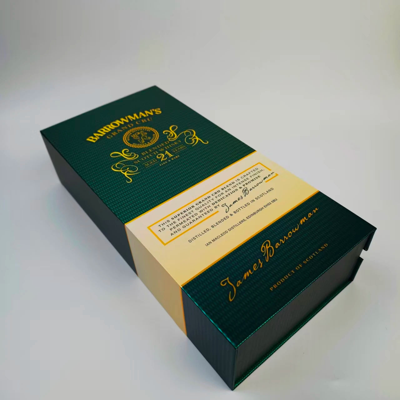 OEM High-End Gold Foil Glossy Lamination Luxury Wine Bottle Gift Box Magnet-Closure Box Carton Wine Gift Box Packaging