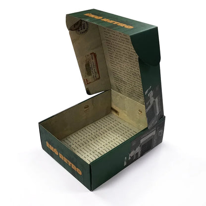 Package Design Factory Wholesale Price Corrugated Board New Design Underwear Clothes Carton Box Paper Packaging Clothing FSC