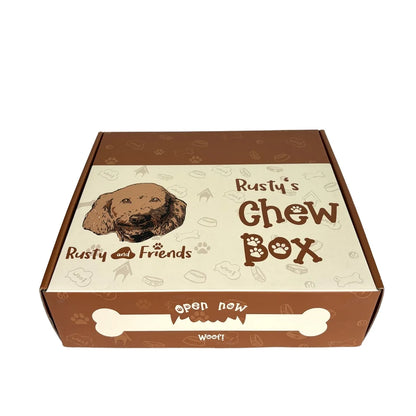 OEM Recyclable Materials Corrugated Cartoon Gift Box Packaging Shipping Mailer Box Dog Toy Box