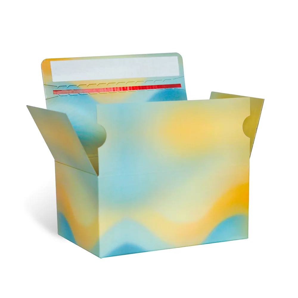 Wholesale Self Adhesive Packaging Boxes Strip Self Sealing Box Custom Cardboard Corrugated Shipping Boxes With Zipper