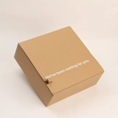 Custom Box Design Kraft Box Packaging Box Kraft Kraft Shipping Box Custom Package Auto Lock Box Self Seal Tear Strip FSC Box