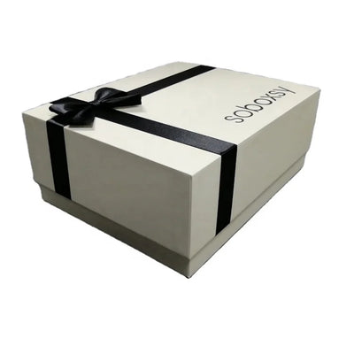 2020 Hot Selling Exquisite and Cheap Heaven and Earth Cover Gift Boxes Wholesale with Ribbon Bow