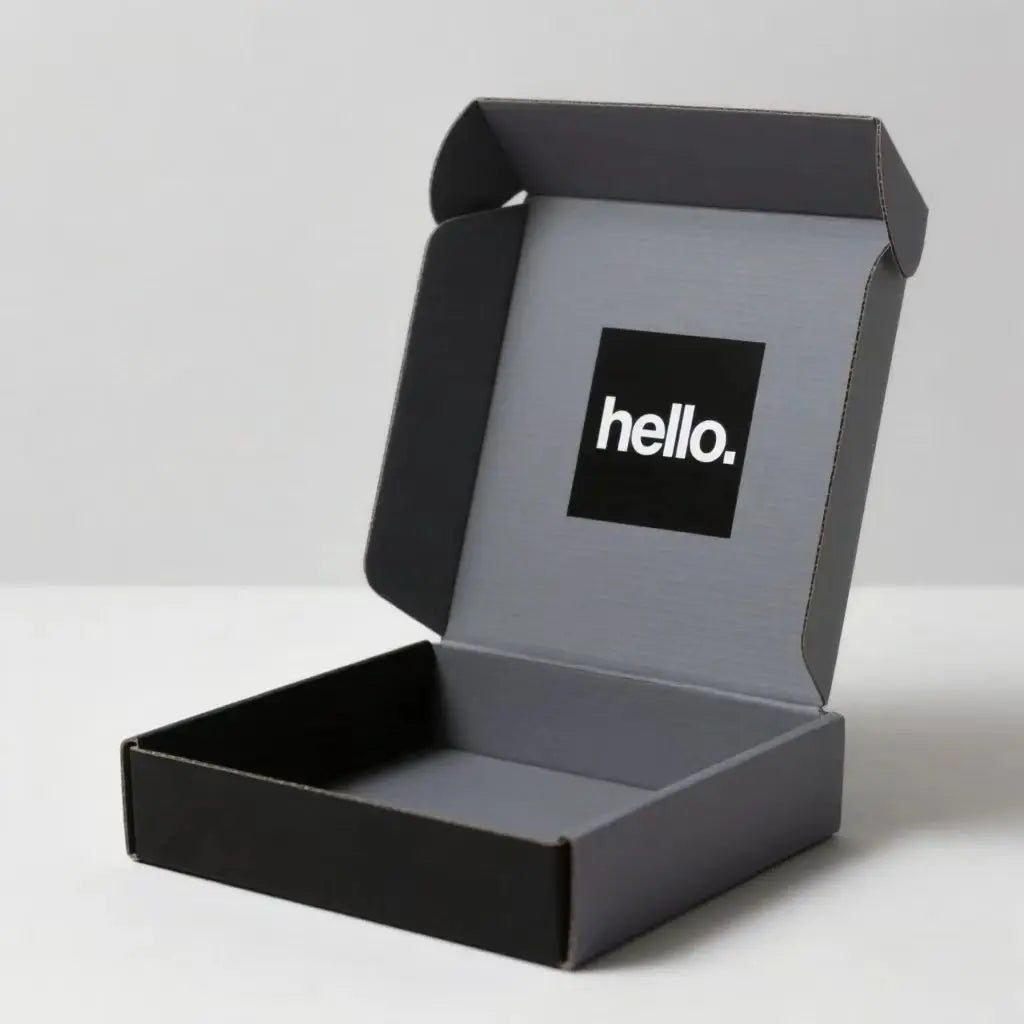 Minimalist Kraft Paper Packaging Rigid Gift Box Oem Shipping Mailer Packaging Corrugated Box Eco Friendly Cardboard Paper Boxes