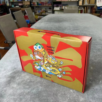 Package Design Eco-Bio Glossy Cardboard Corrugated Mailer Box Shipping Gift Slide Boxes for Sales Embossed Print Handling FSC